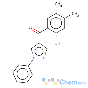 CAS No:288401-65-0 Methanone,(2-hydroxy-4,5-dimethylphenyl)(1-phenyl-1H-pyrazol-4-yl)-