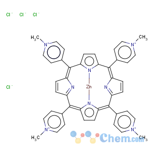 CAS No:28850-44-4 Zinc(4+),[[4,4',4'',4'''-(21H,23H-porphine-5,10,15,20-tetrayl-kN21,kN22,kN23,kN24)tetrakis[1-methylpyridiniumato]](2-)]-,chloride (1:4), (SP-4-1)-
