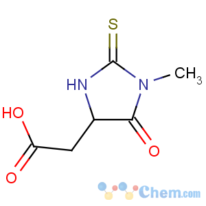 CAS No:28868-14-6 2-(1-methyl-5-oxo-2-sulfanylideneimidazolidin-4-yl)acetic acid