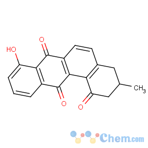 CAS No:28882-53-3 (3S)-8-hydroxy-3-methyl-3,4-dihydro-2H-benzo[a]anthracene-1,7,12-trione