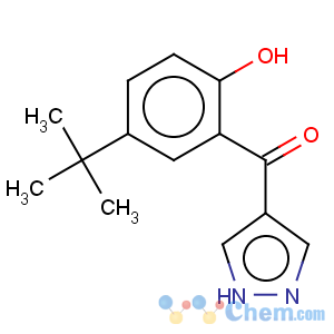 CAS No:288844-48-4 Methanone,[5-(1,1-dimethylethyl)-2-hydroxyphenyl]-1H-pyrazol-4-yl-