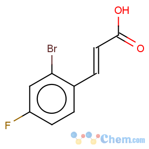 CAS No:289038-17-1 2-Propenoicacid, 3-(2-bromo-4-fluorophenyl)-