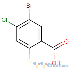 CAS No:289038-22-8 5-bromo-4-chloro-2-fluorobenzoic acid