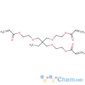 CAS No:28961-43-5 2-[2,2-bis(2-prop-2-enoyloxyethoxymethyl)butoxy]ethyl prop-2-enoate
