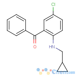 CAS No:2897-00-9 [5-chloro-2-(cyclopropylmethylamino)phenyl]-phenylmethanone