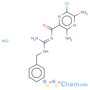 CAS No:2898-76-2 2-Pyrazinecarboxamide,3,5-diamino-6-chloro-N-[imino[(phenylmethyl)amino]methyl]-