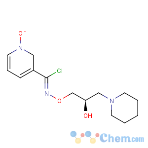 CAS No:289893-25-0 3-Pyridinecarboximidoylchloride, N-[(2R)-2-hydroxy-3-(1-piperidinyl)propoxy]-, 1-oxide