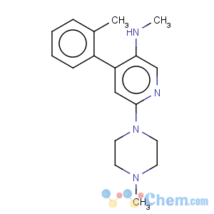 CAS No:290297-25-5 3-pyridinamine, n-methyl-4-(2-methylphenyl)-6-(4-methyl-1-piperazinyl)-