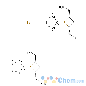 CAS No:290347-66-9 Ferrocene,1,1'-bis[(2S,4S)-2,4-diethyl-1-phosphetanyl]-, stereoisomer
