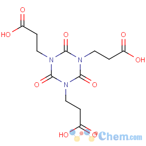 CAS No:2904-41-8 3-[3,5-bis(2-carboxyethyl)-2,4,6-trioxo-1,3,5-triazinan-1-yl]propanoic<br />acid