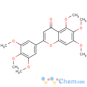 CAS No:29043-07-0 5,6,7-trimethoxy-2-(3,4,5-trimethoxyphenyl)chromen-4-one