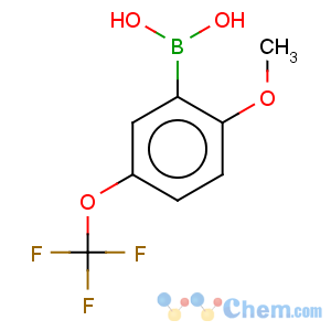 CAS No:290832-43-8 Boronic acid,[2-methoxy-5-(trifluoromethoxy)phenyl]- (9CI)
