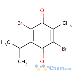 CAS No:29096-93-3 2,5-dibromo-3-methyl-6-propan-2-ylcyclohexa-2,5-diene-1,4-dione