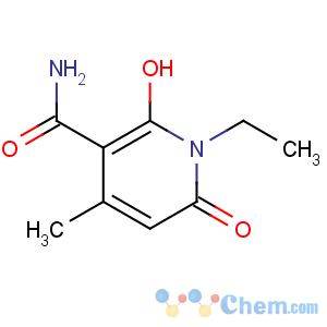 CAS No:29097-12-9 1-ethyl-2-hydroxy-4-methyl-6-oxopyridine-3-carboxamide