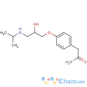 CAS No:29122-68-7 2-[4-[2-hydroxy-3-(propan-2-ylamino)propoxy]phenyl]acetamide