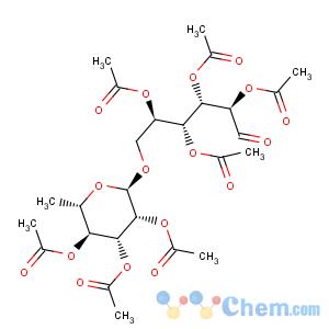 CAS No:29202-64-0 D-Glucopyranose,6-O-(2,3,4-tri-O-acetyl-6-deoxy-a-L-mannopyranosyl)-, tetraacetate (9CI)