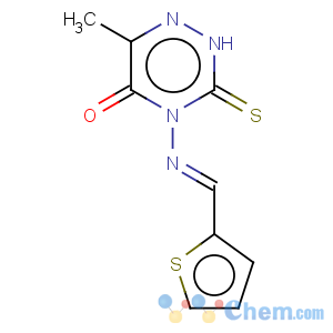 CAS No:292053-22-6 1,2,4-Triazin-5(2H)-one,3,4-dihydro-6-methyl-4-[(2-thienylmethylene)amino]-3-thioxo-