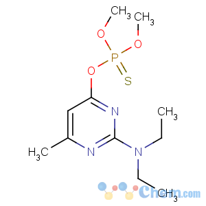 CAS No:29232-93-7 4-dimethoxyphosphinothioyloxy-N,N-diethyl-6-methylpyrimidin-2-amine