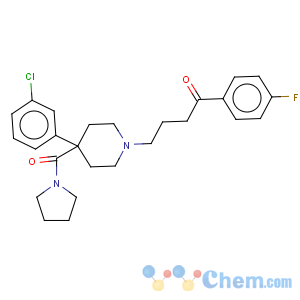 CAS No:2924-46-1 1-Butanone,4-[4-(3-chlorophenyl)-4-(1-pyrrolidinylcarbonyl)-1-piperidinyl]-1-(4-fluorophenyl)-