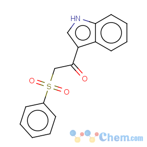 CAS No:292855-52-8 1-(indol-3-yl)-2-(phenylsulfonyl)ethanone