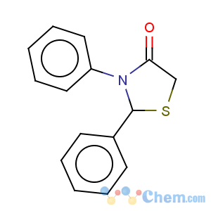 CAS No:29291-15-4 4-Thiazolidinone,2,3-diphenyl-