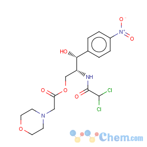 CAS No:29391-80-8 4-Morpholineaceticacid, 2-[(dichloroacetyl)amino]-3-hydroxy-3-(4-nitrophenyl)propyl ester,[R-(R*,R*)]- (9CI)