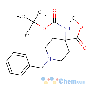 CAS No:294180-37-3 methyl<br />1-benzyl-4-[(2-methylpropan-2-yl)oxycarbonylamino]piperidine-4-<br />carboxylate