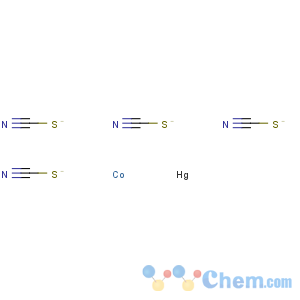 CAS No:29436-96-2 Thiocyanic acid,cobalt(2+) mercury(2+) salt (4:1:1) (8CI,9CI)