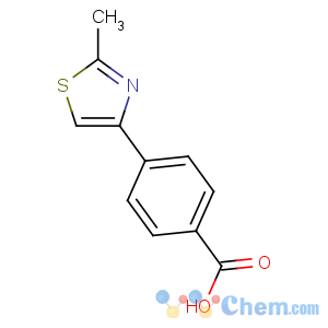CAS No:294620-60-3 4-(2-methyl-1,3-thiazol-4-yl)benzoic acid