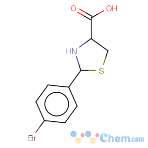 CAS No:294866-41-4 4-Thiazolidinecarboxylicacid, 2-(4-bromophenyl)-, (4R)-