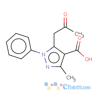 CAS No:294874-70-7 1H-Pyrazole-4-carboxylicacid, 3-methyl-5-(2-oxopropyl)-1-phenyl-