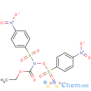 CAS No:2955-75-1 Benzenesulfonicacid, 4-nitro-, (ethoxycarbonyl)[(4-nitrophenyl)sulfonyl]azanyl ester