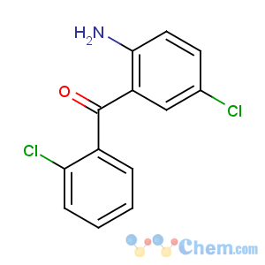 CAS No:2958-36-3 (2-amino-5-chlorophenyl)-(2-chlorophenyl)methanone