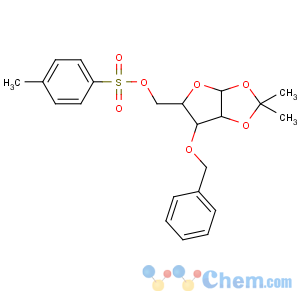 CAS No:29581-48-4 [(5R,6S,6aR)-2,2-dimethyl-6-phenylmethoxy-3a,5,6,6a-tetrahydrofuro[2,<br />3-d][1,3]dioxol-5-yl]methyl 4-methylbenzenesulfonate