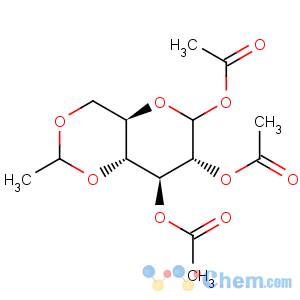 CAS No:29587-07-3 D-Glucopyranose,4,6-O-ethylidene-, triacetate (9CI)
