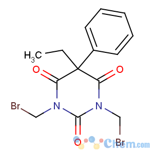 CAS No:29636-73-5 2,4,6(1H,3H,5H)-Pyrimidinetrione,1,3-bis(bromomethyl)-5-ethyl-5-phenyl-