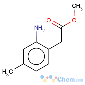 CAS No:29640-92-4 Benzeneacetic acid, 2-amino-4-methyl-, methyl ester
