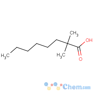 CAS No:29662-90-6 Octanoic acid,2,2-dimethyl-