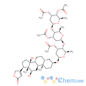 CAS No:29701-13-1 Card-20(22)-enolide,3-[(O-3,4-di-O-acetyl-2,6-dideoxy-b-D-ribo-hexopyranosyl-(1®