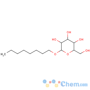 CAS No:29781-80-4 (2R,3S,4S,5R,6S)-2-(hydroxymethyl)-6-octoxyoxane-3,4,5-triol