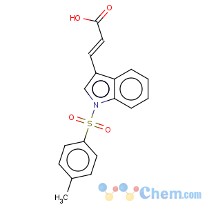 CAS No:298187-97-0 2-Propenoic acid,3-[1-[(4-methylphenyl)sulfonyl]-1H-indol-3-yl]-
