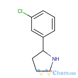 CAS No:298690-74-1 2-(3-chlorophenyl)pyrrolidine