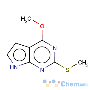 CAS No:29877-76-7 7H-Pyrrolo[2,3-d]pyrimidine,4-methoxy-2-(methylthio)-