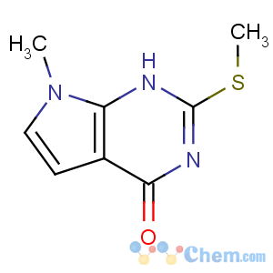 CAS No:29877-78-9 7-methyl-2-(methylsulfanyl)-1,7-dihydro-4H-pyrrolo[2,3-d]pyrimidin-4-one