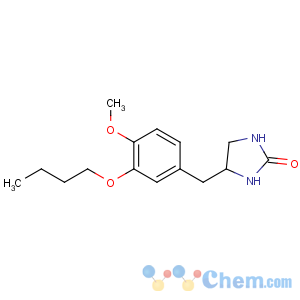 CAS No:29925-17-5 4-[(3-butoxy-4-methoxyphenyl)methyl]imidazolidin-2-one