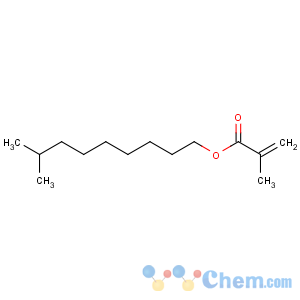 CAS No:29964-84-9 8-methylnonyl 2-methylprop-2-enoate
