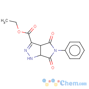 CAS No:2997-63-9 Pyrrolo[3,4-c]pyrazole-3-carboxylicacid, 1,3a,4,5,6,6a-hexahydro-4,6-dioxo-5-phenyl-, ethyl ester