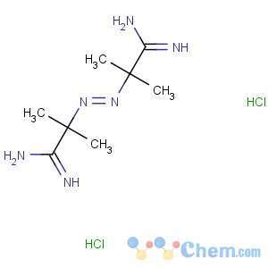 CAS No:2997-92-4 2,2'-azobis[2-methylpropionamidine] dihydrochloride