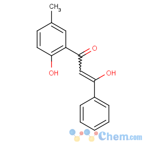 CAS No:29976-82-7 3-hydroxy-1-(2-hydroxy-5-methylphenyl)-3-phenylprop-2-en-1-one