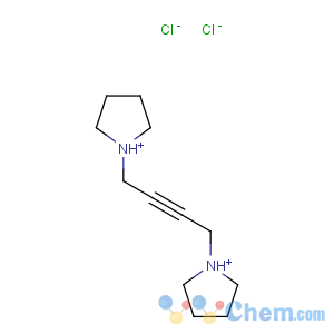 CAS No:300-68-5 Pyrrolidine,1,1'-(2-butyne-1,4-diyl)bis-, dihydrochloride (9CI)